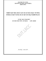 Thiết kế nhà máy sản xuất dầu đậu tương tinh luyện năng suất 60 tấn hạt khô ngày 