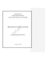 Bệnh viện mắt tâm trí, thành phố đà nẵng (đồ án tốt nghiệp xây dựng dân dụng và công nghiệp) 
