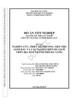 Nghiên cứu, thiết kế phương tiện thu gom rác và cải tạo bãi biển du lịch trên địa bàn thành phố đà nẵng 
