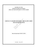 Chung cư golden building quận liên chiểu, thành phố đà nẵng (đồ án tốt nghiệp xây dựng dân dụng và công nghiệp) 