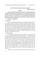 Cái tôi trữ tình trong thơ Ngô Minh