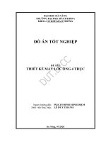 Thiết kế máy lốc ống 4 trục 