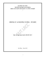 Chung cư an dương vương, thành phố huế (đồ án tốt nghiệp xây dựng dân dụng và công nghiệp) 
