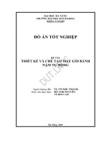 Thiết kế và chế tạo máy gói bánh nậm tự động 