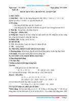 Giáo án số học 6 HK2 soạn theo 5 hoạt động mới nhất