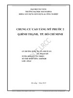 Chung cư cao tầng mỹ phước 2, quận bình thạnh, thành phố hồ chí minh (đồ án tốt nghiệp xây dựng dân dụng và công nghiệp) 