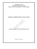 Chung cư khuê trung, thành phố đà nẵng (đồ án tốt nghiệp xây dựng và dân dụng) 