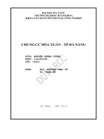 Chung cư hòa xuân, thành phố đà nẵng (đồ án tốt nghiệp xây dựng dân dụng và công nghiệp) 