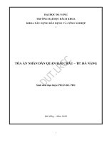 Tòa án nhân dân quận hải châu, thành phố đà nẵng (đồ án tốt nghiệp xây dựng và dân dụng) 