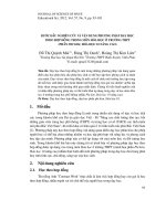 Bước đầu nghiên cứu và vận dụng phương pháp dạy học theo hợp đồng trong môn hóa học ở trường THPT (phần phi kim, Hóa học 10 nâng cao)