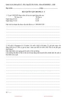 Bài tập môn quản trị tài chính quốc tế