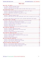 Chuyên đề hàm số lũy thừa, hàm số mũ và hàm số logarit đại số 12 