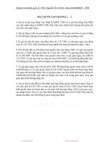 Bài tập môn quản trị tài chính quốc tế