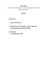 Tiểu luận vai trò của lãnh tụ nguyễn ái quốc trong việc thành lập đảng cộng sản việt nam 