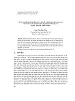 Sử dụng kênh hình kết hợp với các phương pháp dạy học để nâng cao chất lượng dạy học môn Địa lí ở nhà trường phổ thông