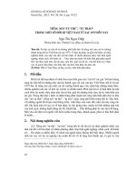 Tiếng nói “tự thú”, “tự trào” trong một số hồi kí Việt Nam từ sau 1975 đến nay