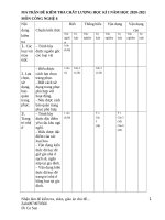 de kiểm tra chất lượng học kì 1 công nghệ 6
