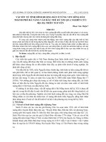 Vài nét về tình hình ruộng đất ở vùng ven sông Hàn thành phố Đà Nẵng vào đầu thế kỷ XIX qua nghiên cứu địa bạ triều Nguyễn