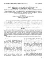 Phát triển mạng xã hội giáo dục hỗ trợ học tập cho sinh viên công nghệ thông tin trường Đại học Quốc tế - Đại học Quốc gia thành phố Hồ Chí Minh