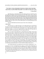 Ứng dụng ảnh ASTER DEM thành lập một số bản đồ địa mạo trắc lượng hình thái khu vực miền núi Quảng Nam