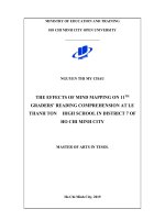 the effects of mind mapping on 11th graders’ reading comprehension at le thanh ton high school in district 7 of ho chi minh city 