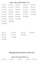 cộng trừ lớp 1