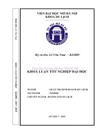 Nghiên cứu đề xuất một số giải pháp nhằm phát triển du lịch tâm linh tỉnh bắc giang 