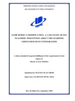 samr model’s modification a case study of efl teachers’ perception about the learning usefulness of ict integration 