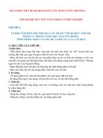 Giáo án (kế hoạch bài học)   chủ đề  môn Ngữ văn 8 kì 1 theo cv 3280