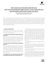 ĐIỀU KHOẢN SẢN PHẨM BẢO HIỂM BỔ SUNG KÈM THEO SẢN PHẨM BẢO HIỂM LIÊN KẾT CHUNG TRỌN ĐỜI 2019 BẢO HIỂM BỆNH HIỂM NGHÈO NHIỀU GIAI ĐOẠN