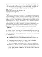 Nghiên cứu ảnh hưởng của điều kiện địa cơ học đường lò đến hiệu suất, tiêu hao răng cắt của combai đào lò trong đá rắn cứng - một số đề xuất.TS.Đào Văn Canh.