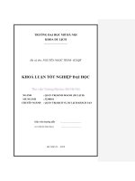 Một số giải pháp marketing thu hút khách du lịch đến với thành phố quy nhơn   tỉnh bình định 