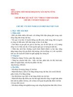 Giáo án chủ đề tích hợp môn Ngữ văn lớp 7  kì 2 soạn  theo cv 3280 năm 2020