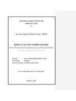 Phát triển du lịch cộng đồng huyện tủa chùa tỉnh điện biên 