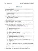 Thực trạng và một số giải pháp nhằm nâng cao hiệu quả hoạt động của nhà hàng cổ ngư   khách sạn mường thanh hanoi centre 