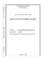 Xây dựng câu lạc bộ sinh viên khoa du lịch để cung ứng nhân viên thời vụ cho bộ phận tiệc của khách sạn melia hà nội 