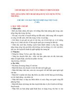 Giáo án (kế hoạch bài học) chủ đề Ngữ văn kì 2 lớp 6 theo cv 3280