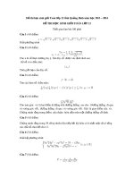 Đề thi học sinh giỏi môn Toán lớp 12 năm học 2013–2014 - Sở Giáo dục và Đào tạo Quảng Bình