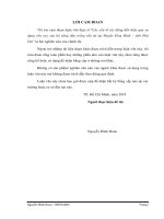 các yếu tố tác động đến hiệu quả sử dụng vốn vay của hộ nông dân trồng sắn mì tại huyện sông hinh – tỉnh phú yên 