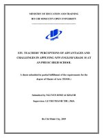 efl teachers’ perceptions of advantages and challenges in applying new english grade 10 at an phuoc high school 