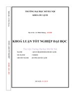 Nghiên cứu xu hướng tiêu dùng du lịch của thị trường khách du lịch việt nam trẻ tuổi (độ tuổi 20 30) tại hà nội 