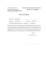 Ứng dụng phương pháp học sâu trong dự báo giá chứng khoán 