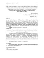 Xây dựng quy trình định lượng đồng thời aceclofenac và diclofenac trong thuốc viên nén bằng phương pháp quang phổ hấp thụ tử ngoại (UV) và ứng dụng trong nghiên cứu xác định tuổi
