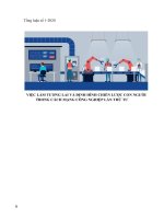 VIỆC LÀM TƯƠNG LAI VÀ ĐỊNH HÌNH CHIẾN LƯỢC CON NGƯỜI TRONG CÁCH MẠNG CÔNG NGHIỆP 4.0