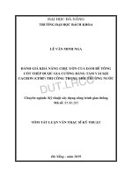 Đánh giá khả năng chịu uốn của dầm bê tông cốt thép được gia cường bằng tấm vải sợi cacbon (CFRP) thi công trong môi trường nước.PDF