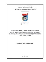Nghiên cứu định lượng paraquat trong huyết tương người bằng phương pháp điện di mao quản sử dụng detector độ dẫn không tiếp xúc CE – c4d   vật chất 604401 