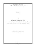 Nghiên cứu kiểm kê khí thải trong ngành công nghiệp luyện kim trên địa bàn tỉnh thái nguyên và đề xuất các biện pháp giảm thiểu   