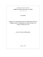 Nghiên cứu thành phần loài côn trùng bộ cánh nửa ở nước (insecta hemiptera) tại một số thủy vực thuộc tỉnh quảng nam 