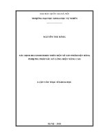 Xác định detamethrin trên một số sản phẩm dệt bằng phương pháp sắc ký lỏng hiệu năng cao   