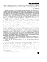 Đề xuất đổi mới việc cung ứng dịch vụ trong lĩnh vực tư pháp trong điều kiện xã hội hóa theo chiến lược cải cách tư pháp